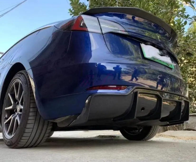 Настоящее углеродное волокно заднее крыло багажника губа спойлер для Tesla модель 3
