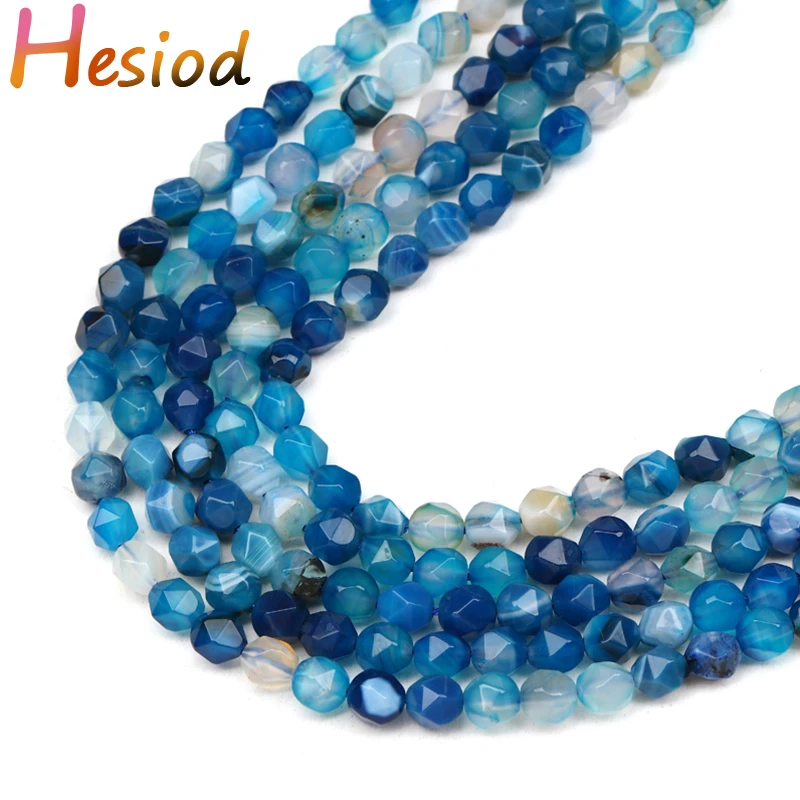 Бусины из натурального камня лента бусины-разделители россыпью 15 дюймов нитка 8