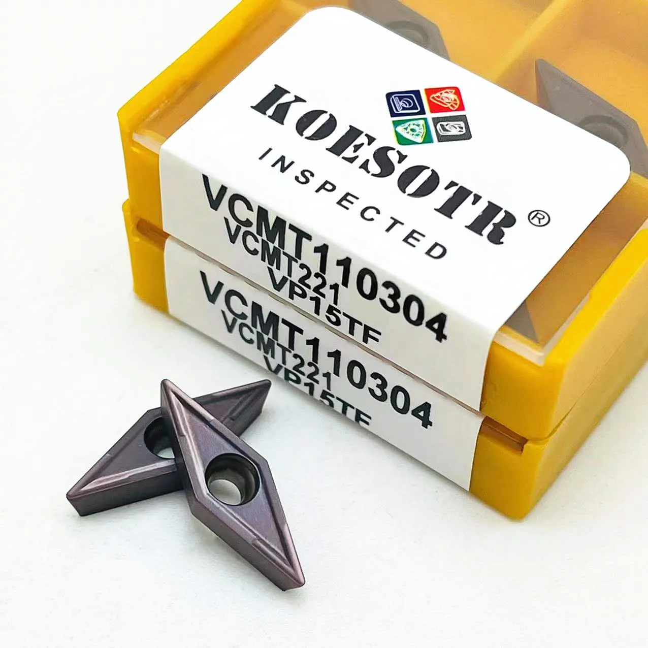 10 шт. VCMT110304 VP15TF UE6020 US735 Универсальный карбидный лезвие из нержавеющей стали VCMT 110304