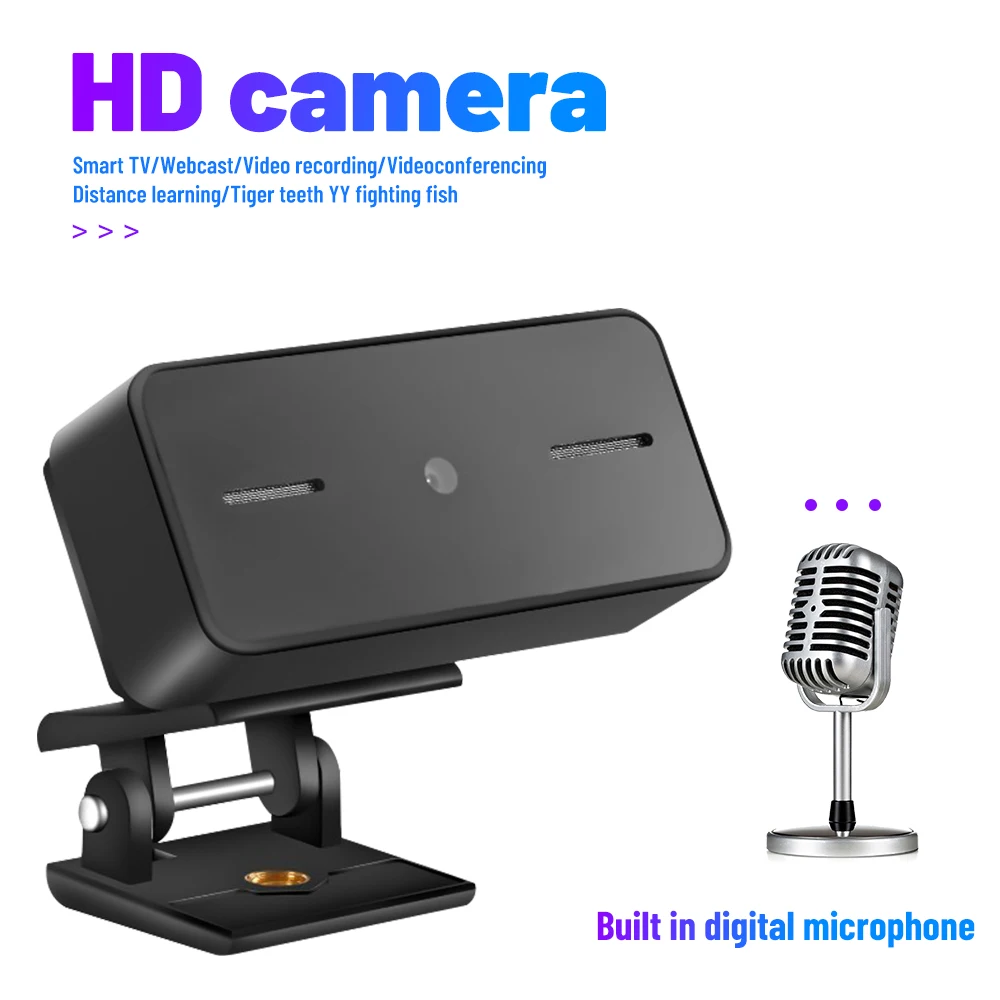 Podofo Webcam HD 1080p webcam Cover For Laptops/PC Built-in Microphone Web Camera USB Digital Plug Interface laptops | Компьютеры и