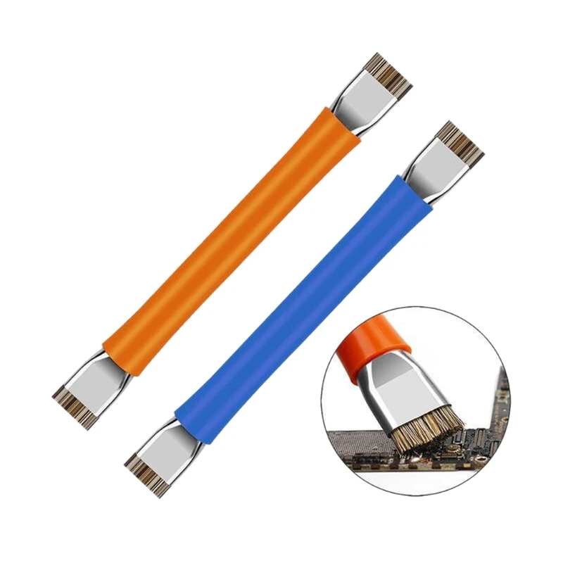 

ESD Safe Brush Double Head Anti-Static Motherboard Cleaning Brush for Mobile Phone IC Repair Soldering Tool