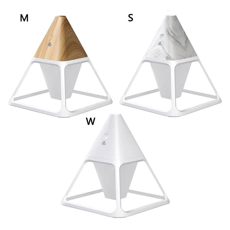 

Wood Grain Volcano Pyramid Humidifier USB Essential Oil Aromatherapy Air Purifier Household LED Humidifier Aromatherapy Machine
