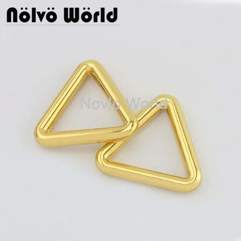 Металлическое замкнутое треугольное кольцо для сумок металлическое d образное с