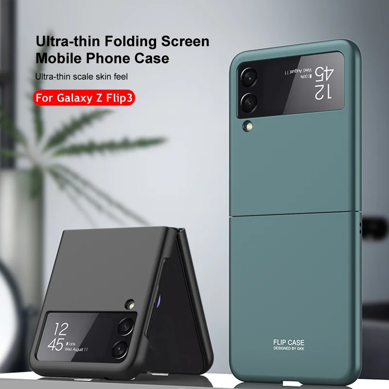 

Ultra Slim Hard Plastic Case For Samsung Galaxy Z Flip 3 Phone Cover Matte Full Protection Case for Galaxy Z Flip3 Shockproof
