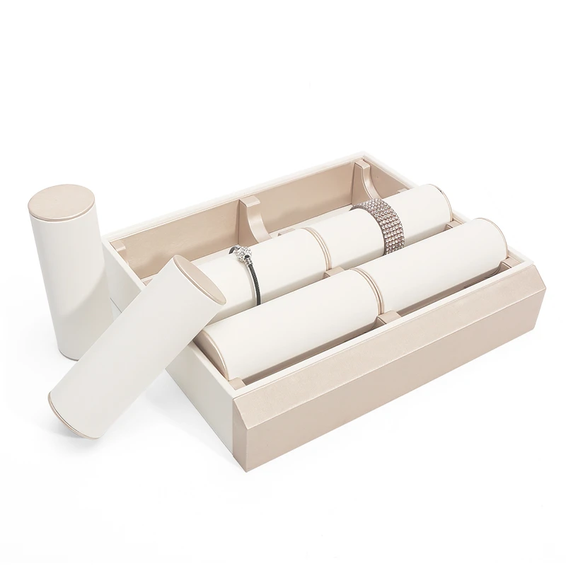 White Earring Jewelry Storage Display Trays For Women Jewellery Counter Window Holder Ring Pendent Bracelet Series Showcase