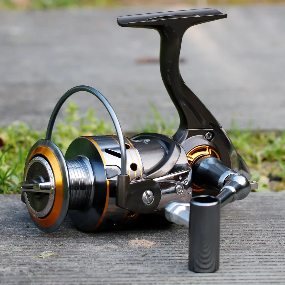 

Sougayilang Feeder Spinning Fishing Reel Aluminum Spool Left Right 5.2:1 Gear Ratio 12+1 Ball Bearing Carp Feeder Fishing Reel