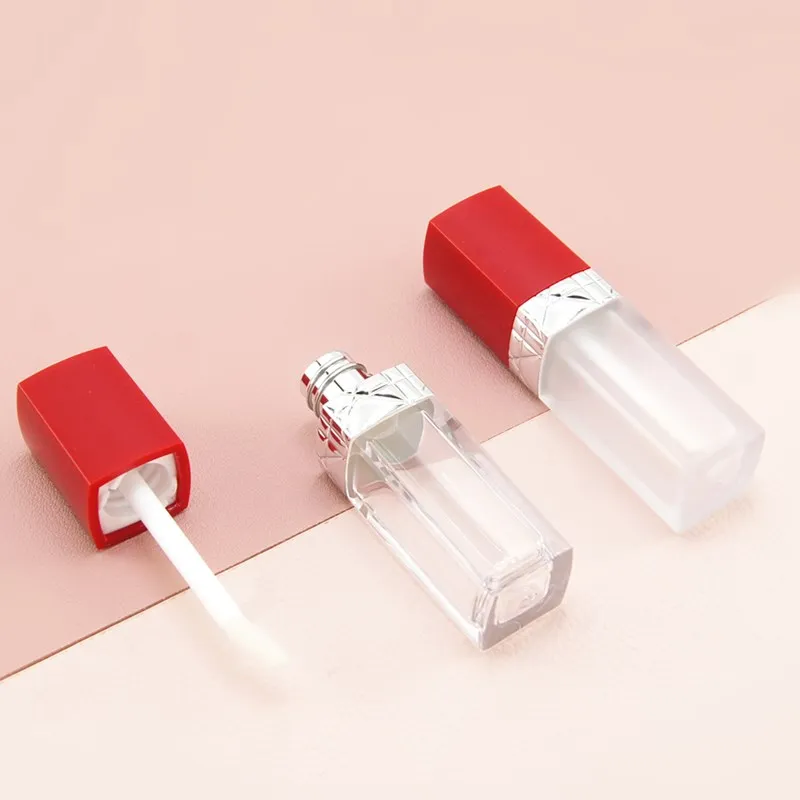 5 мл пустые косметические контейнеры блеск для губ матовый тюбик с красной