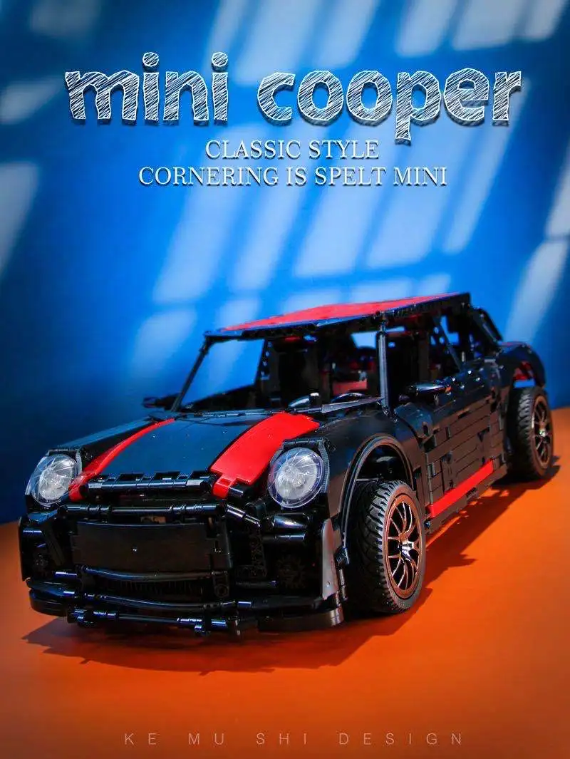 

In stock 23020 Technic Creator Expert Classic MINIS Cooper Motorized Car Building Blocks Bricks Model for Children Toys Gifts