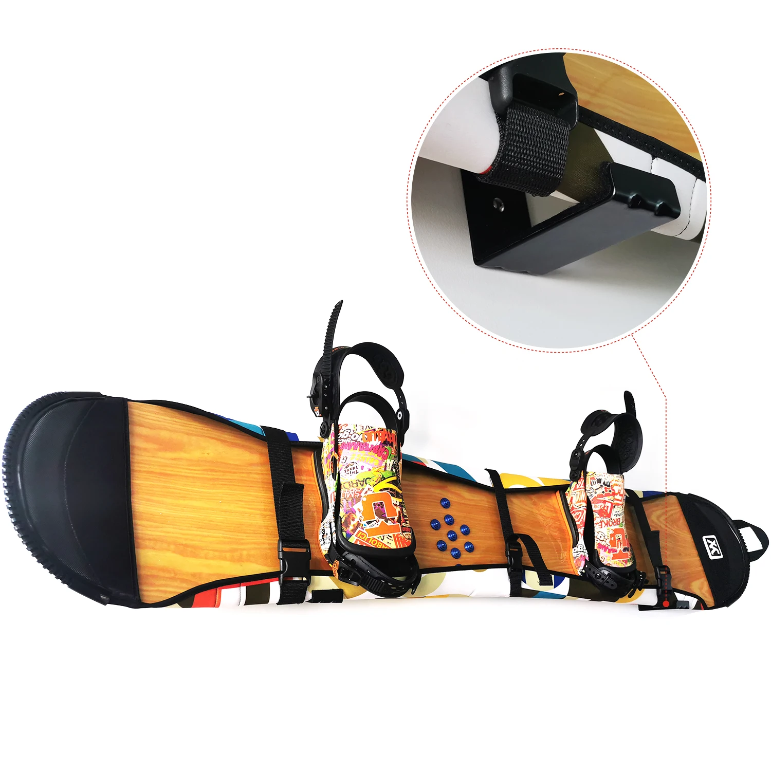 Противоскользящие стеллажи XCMAN для сноуборда настенная вешалка лыж хранения в