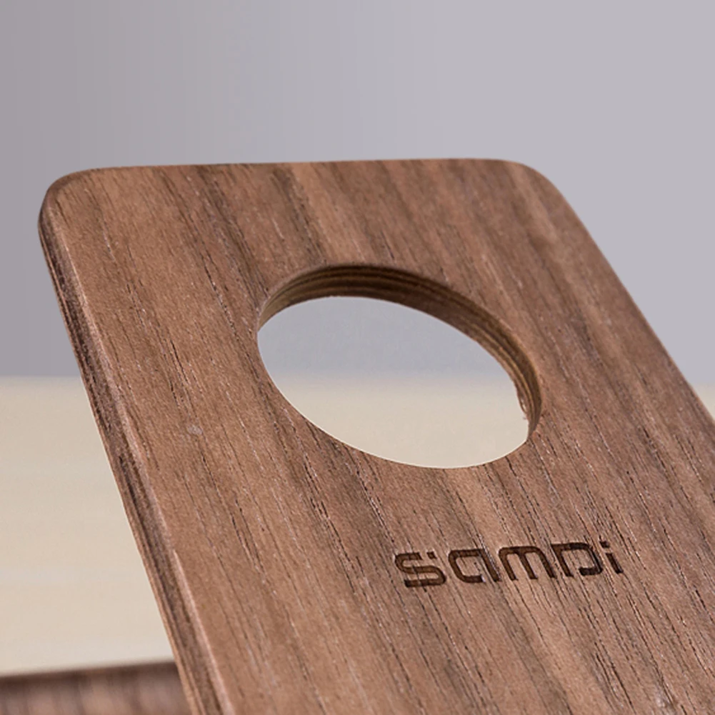 Береза/орех легкий тонкий дизайн деревянная фотоподставка держатель для iPhone X 11 XR