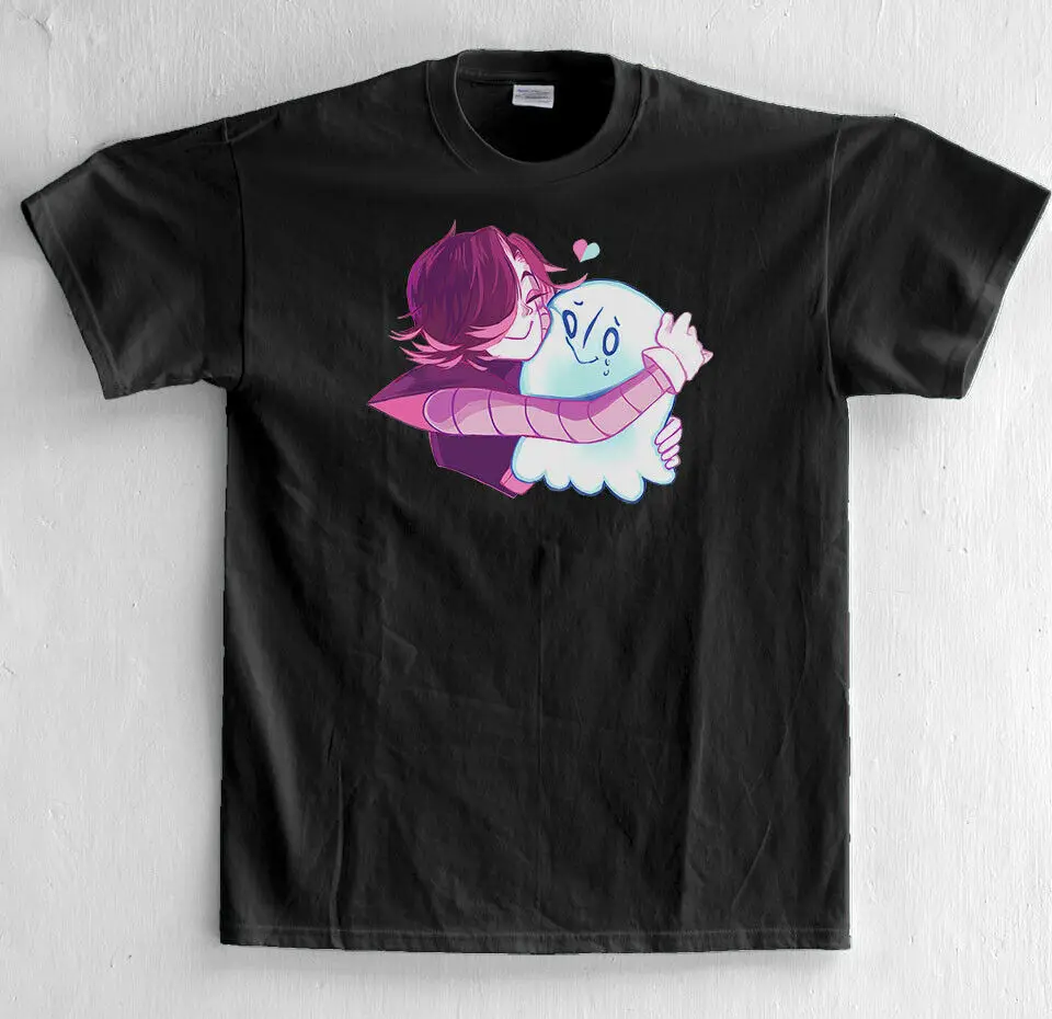 Забавная черная футболка Undertale Mettaton Napstablook|Мужские футболки| |