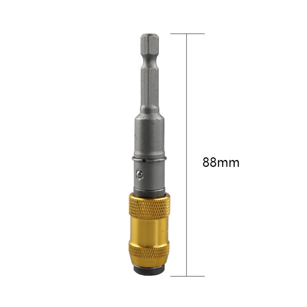 

Screwdriver Bit Holder Adjustable Direction 20 Degree Angle Magnetic Screwdriver Extension Rod for 1/4'' Hex Shank Screw Bit