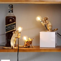 nordic seletti mouse lamp uk plug mini lovely rat beside desk lights gold for bedroom dining living kids room d%c3%a9cor led e12