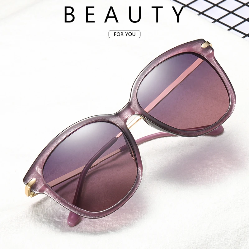 Женские поляризационные солнцезащитные очки DEARMILIU для вождения кошачий глаз в