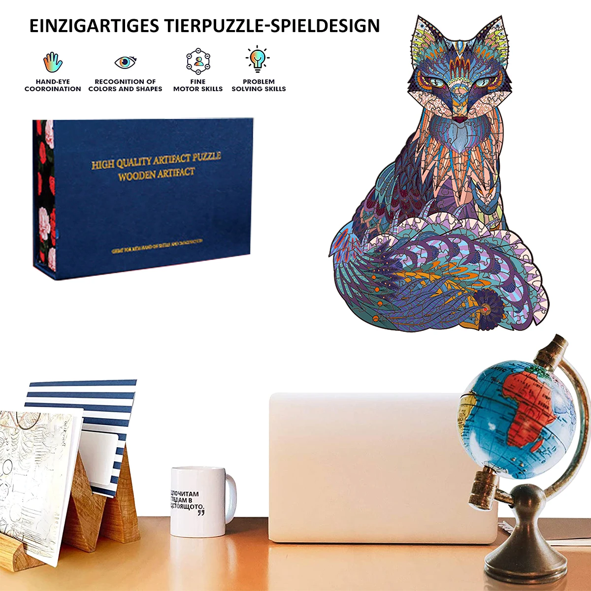 Деревянная головоломка 2021 3DFox/бабочка/сова Животные головоломки игрушка