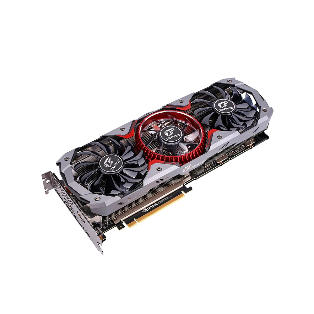 Красочная iGame GeForce RTX 2080 Super Advanced OC GDDR6 8G Графическая панель с карточками сзади Armor 5*8 мм медь