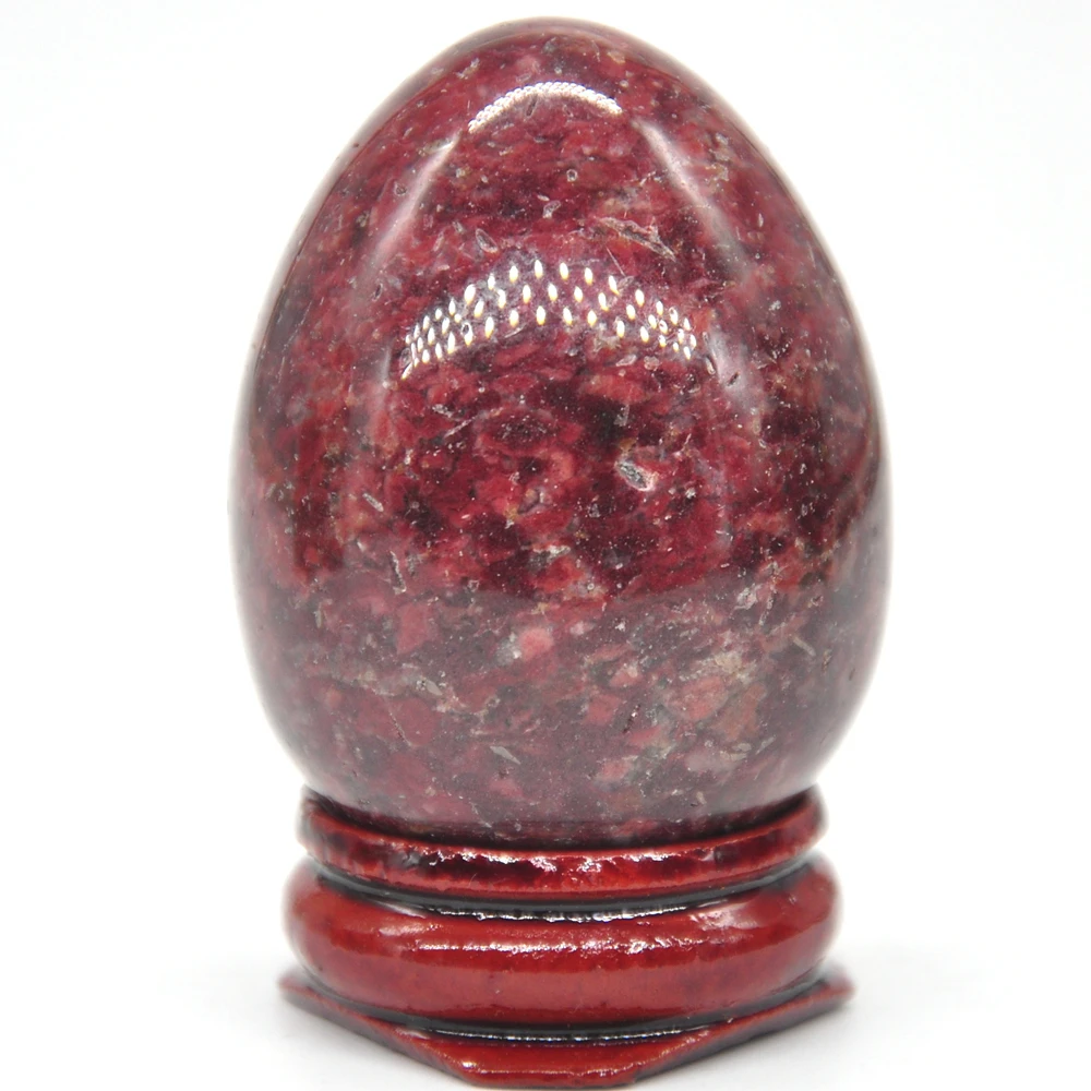 34x45 мм красная яшма пятна яйцевидной формы камень Исцеление натуральных
