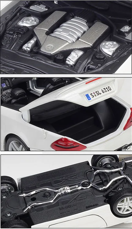 Maisto SL63 AMG, спортивный автомобиль, литая под давлением модель автомобиля, 1:18, металлический сплав, высокая симуляция автомобилей с базой, игрушки для мальчиков, транспортные средства, подарки для мальчиков