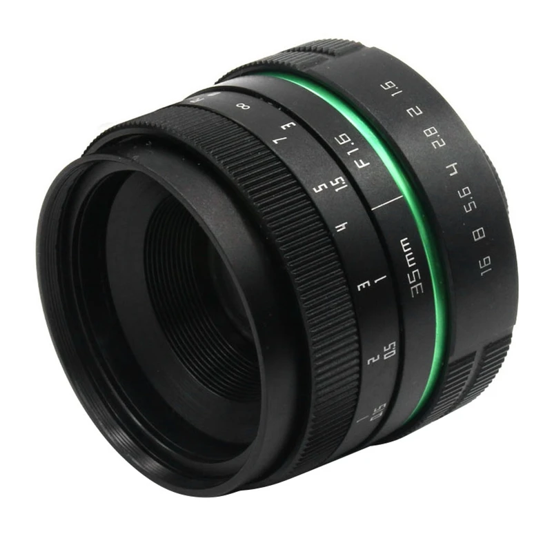 Camera Lens 35mm F1.6 APS-C CCTV TV Movie + C-FX Adapter Ring for FUJIFILM Micro- SLR | Электроника