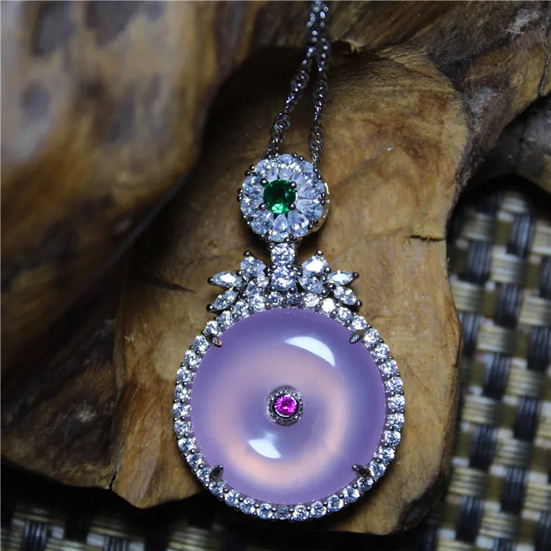 Liemjee модные вечерние ювелирные изделия розового и фиолетового цветов Агат