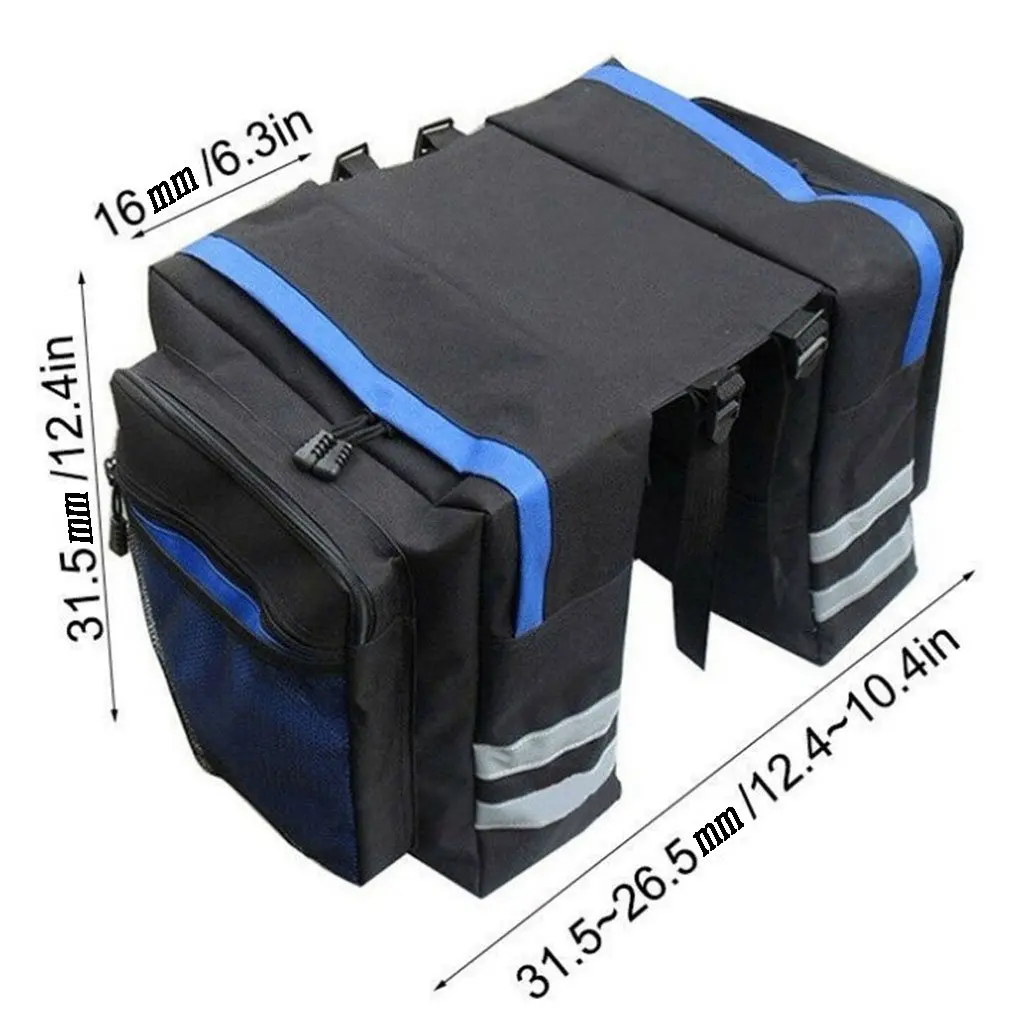 

Cycling Rear Rack Seat Trunk Saddle Bike Tail Storage Pannier Pouch Bicycle Bag Bike Saddle Seat Rack Storage