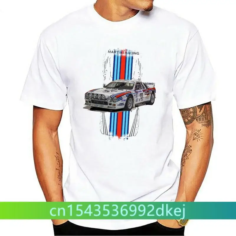 

2019 Cool T-shirt Uomo Lancia 037 Martini Racing Abarth Rally Legend S4 Tee