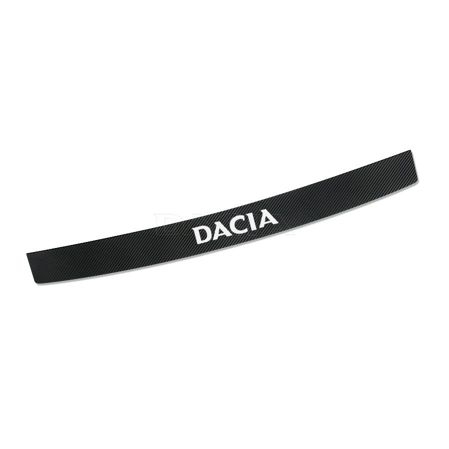 

Car Rear Bumper Load Edge Protector Carbon fiber Stickers For Renault Dacia Duster Logan Sandero Auto Trunk Guard Plate Decals