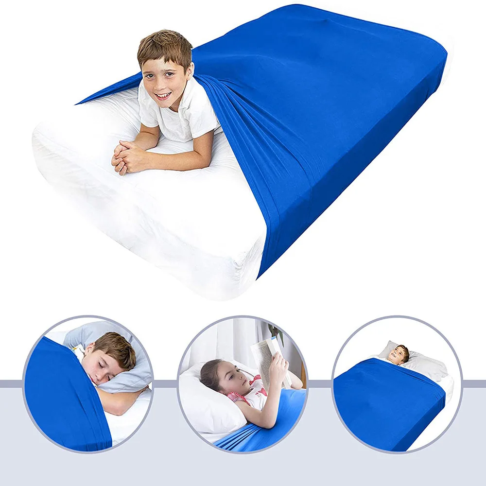 

Sensory Bed Sheet Hammock Deep Pressure Vest For Kids Compression Alternative To Weighted Blankets Sensory Compression Sheet