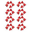 40пакет из красного самоцвета полиэдральный Набор кубиков D4 под давлением четырехсторонний кости для настольной игры