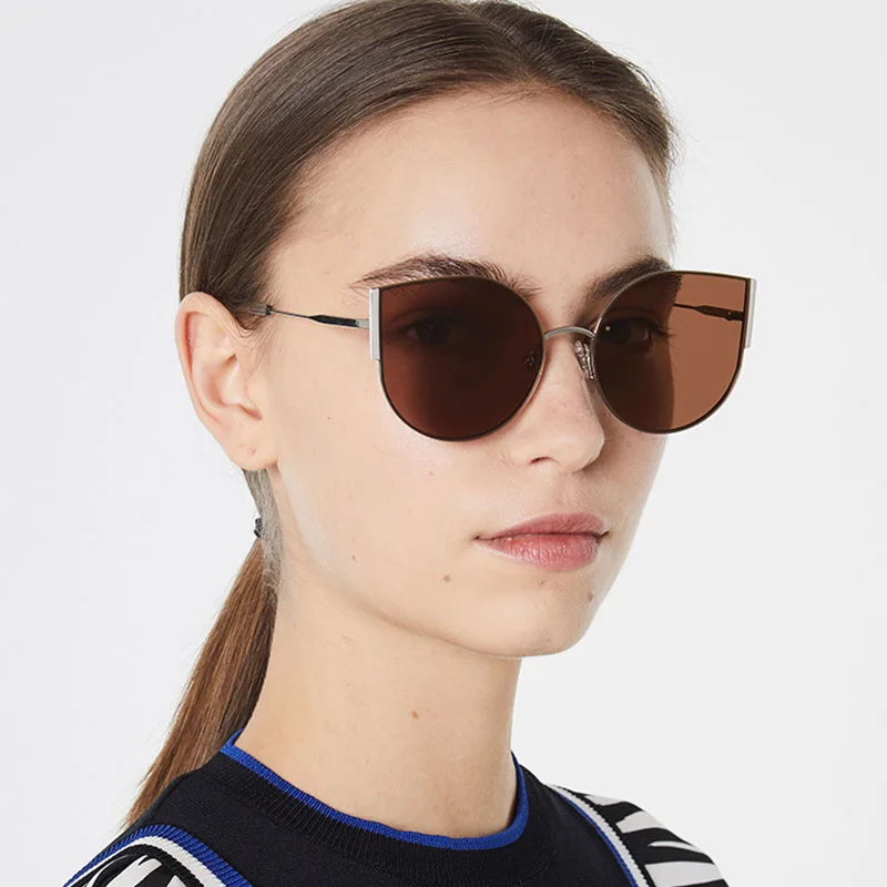 

Cat Eye Sunglasses Women Fashion Vintage Sun Glasses Men Metal Frame Eyeglass Sun Shades Glasses Street Eyewear Luxury Trending