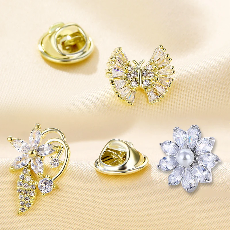 Женская Брошь с милыми булавками-бабочками модные аксессуары для платья пальто