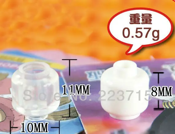 * Фигурная головка * 3626 50 шт., сделай сам, просвечивающие блочные кирпичи, совместимы с другими сборными элементами