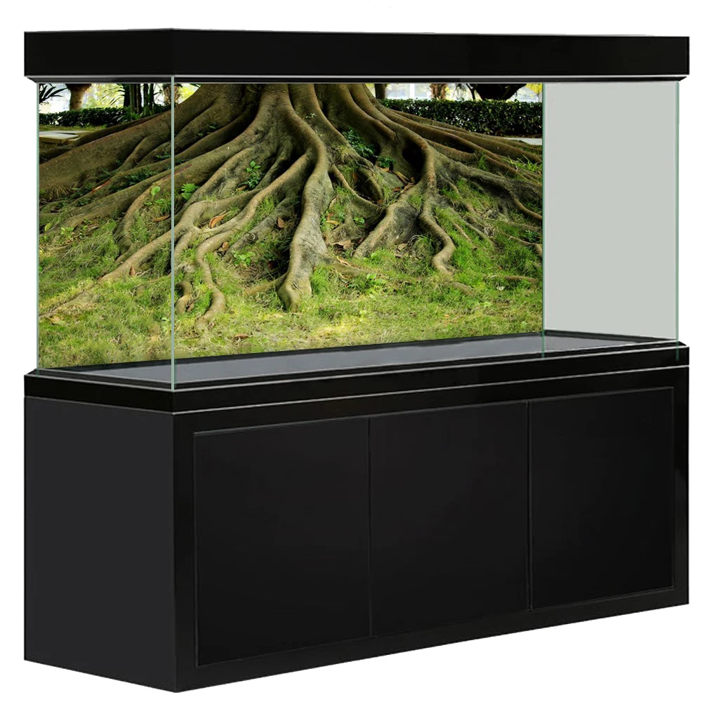 

[JX-9836] Fish Tank Background High-definition Forest Series Aquarium Decoration Sticker Support Picture and Size Customization