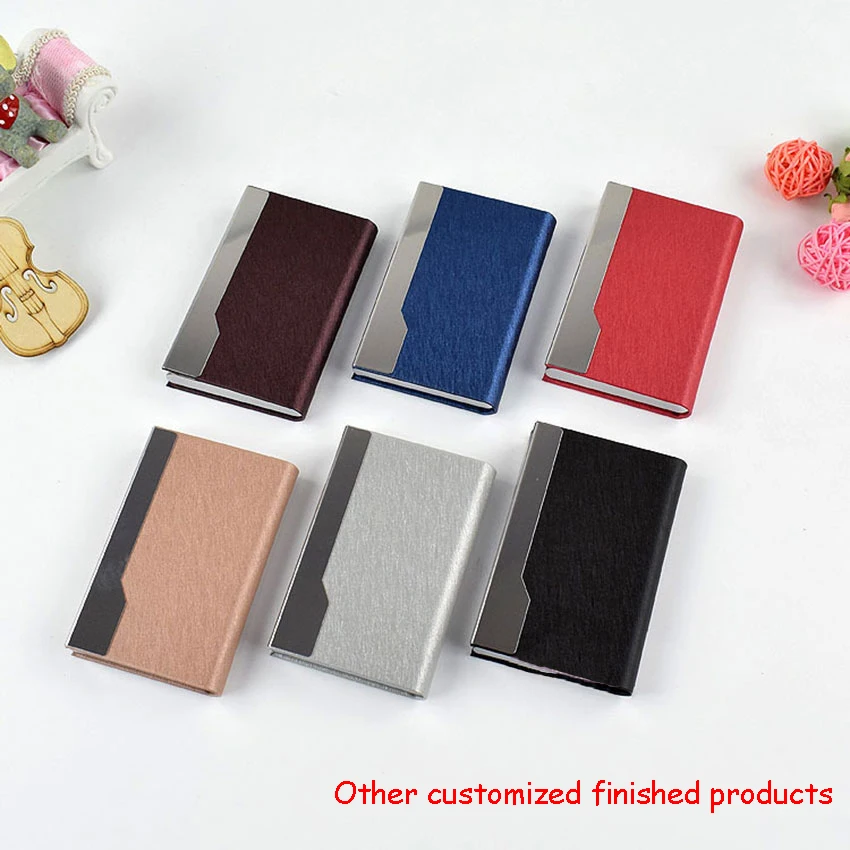 

Stainless Steel ID Credit Card Container Case Portable Business Cards Holder Box Men Ladies Luxury Gifts CAN CUSTOM LOGO