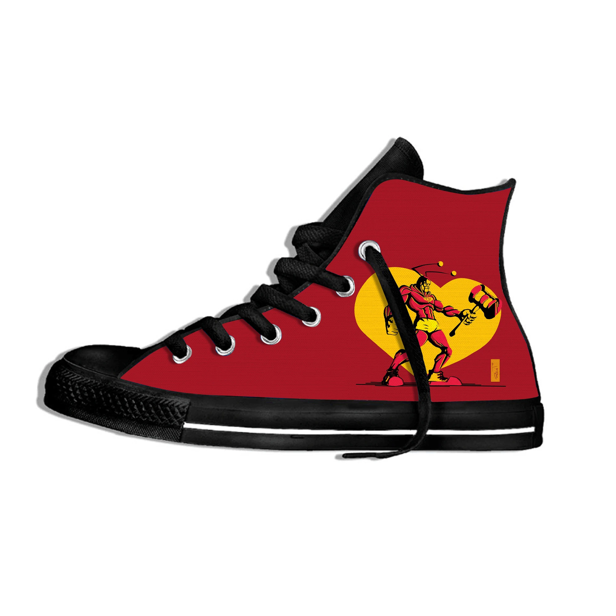 

El Chapulin colorado Harajuku Fashion Lightweight High Top Canvas Shoes Men Women Casual Breathable Sneakers
