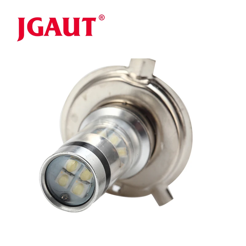 JGAUT 2 шт. H4 100 Вт 2828 20SMD 8000K светодиодный автомобильный противотуманный фонарь высокой мощности для вождения автомобилей, светильник для бега, автомобильная противотуманная фара 12-24 В