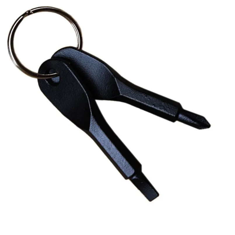 

2pcs Phillips Slotted Screwdriver Set Stainless Steel Portable Mini Key Ring Keyring Screwdrivers Keychain Pocket Repair Tool
