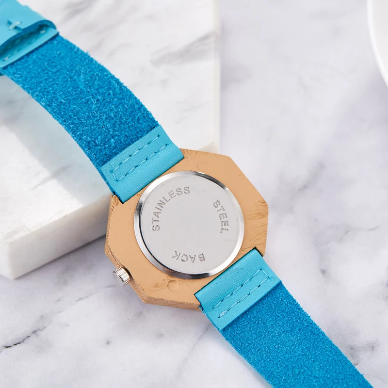 Часы наручные мужские/женские с ремешком из дерева креативные деревянные