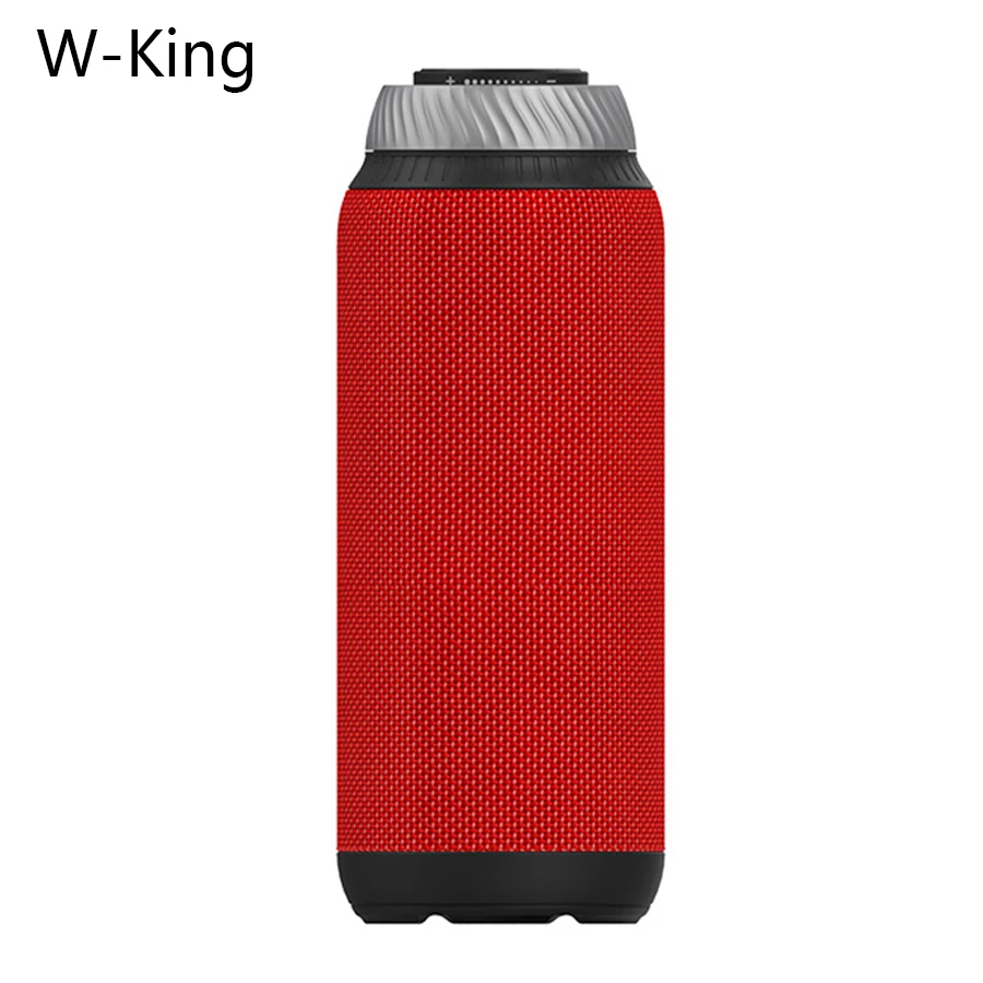 Buy W-King D6 Mini Speaker Wireless Bluetooth Bass 360 Column Dual With AUX TF Altavoz Portatil de Gran Potencia for xiaomi on