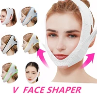 face lifting 3d v line sleep eliminates sagging skin breathable anti aging chin up pain free face slimming strap