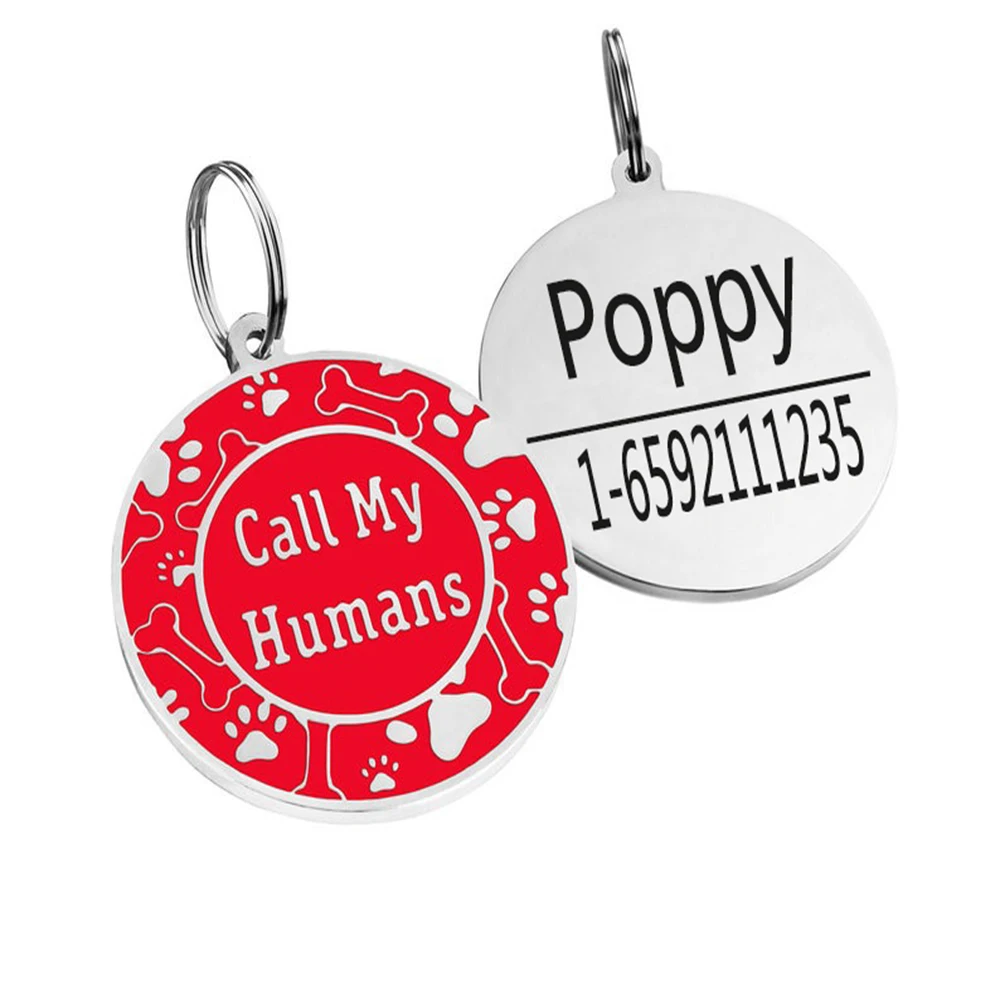 Персонализированная бирка для собак My Human Dogs аксессуары домашних животных