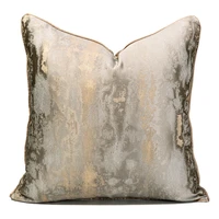 grey modern light luxury cushion cover 3050 45x45 50cm 60 high grade pillow cover jacquard pillowcase bed room sofa home decor