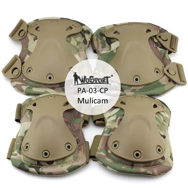 

wosport Universal Tactical Sports Protective Knee Pads Elbow Outdoor Team Multi Security Knee Elbow Military Gun Hunting Gun