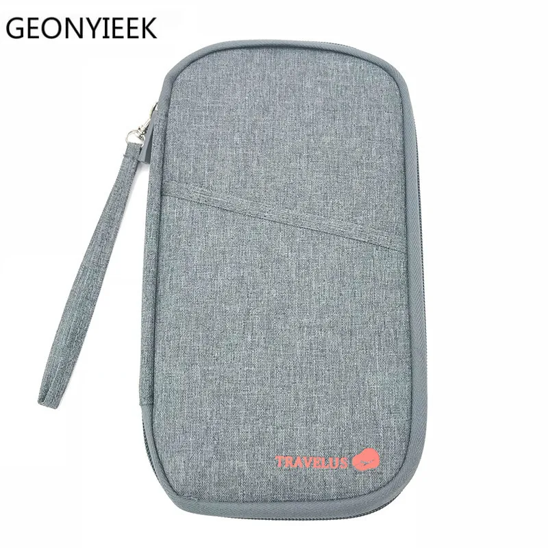 Обложка для паспорта путешествий мужской клатч на молнии Женский кошелек с