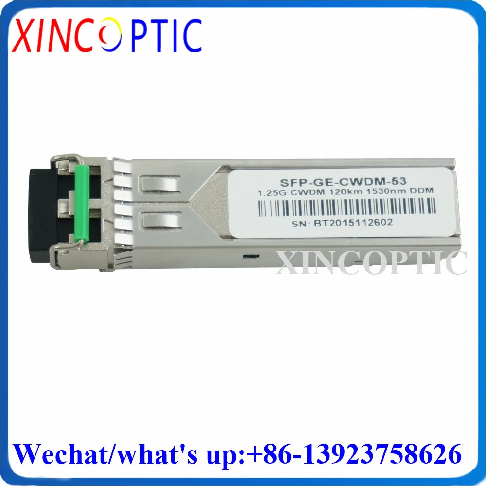 Фото 1G Dual LC 20KM CWDM SFP, 1,25G 1370 нм 1390 нм 1000 нм Дуплексный LC-нм DOM базовый SFP модуль трансивера №5