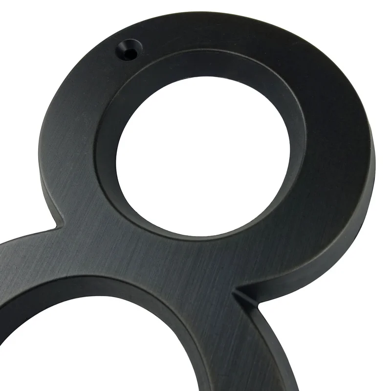 Большой 3D номер дома домашний адрес Номера для цифровая дверь наружный знак 6