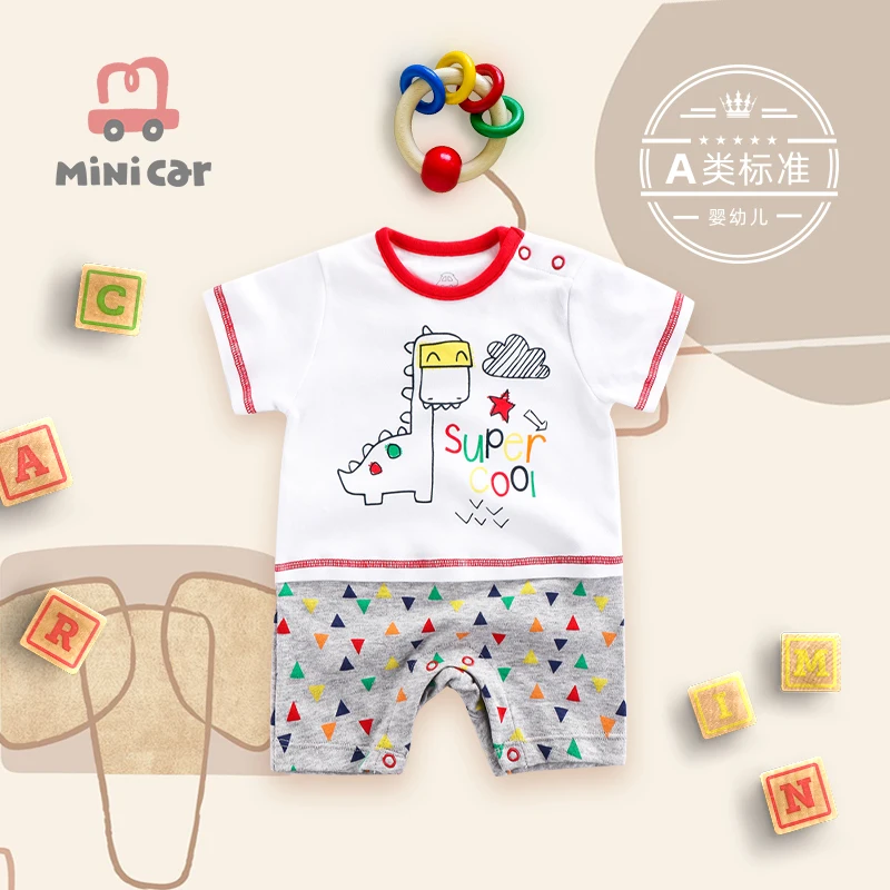 Новая детская одежда для выхода на улицу летний цельный комбинезон мальчиков |