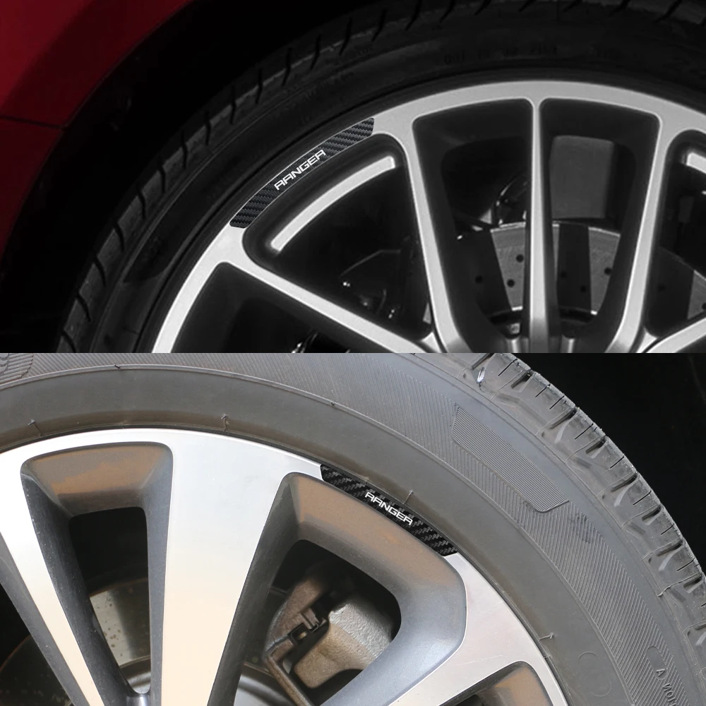 Автомобильные наклейки на обод колеса для Ford Kuga Fusion Fiesta Ranger Explorer Ecosport ST Hub