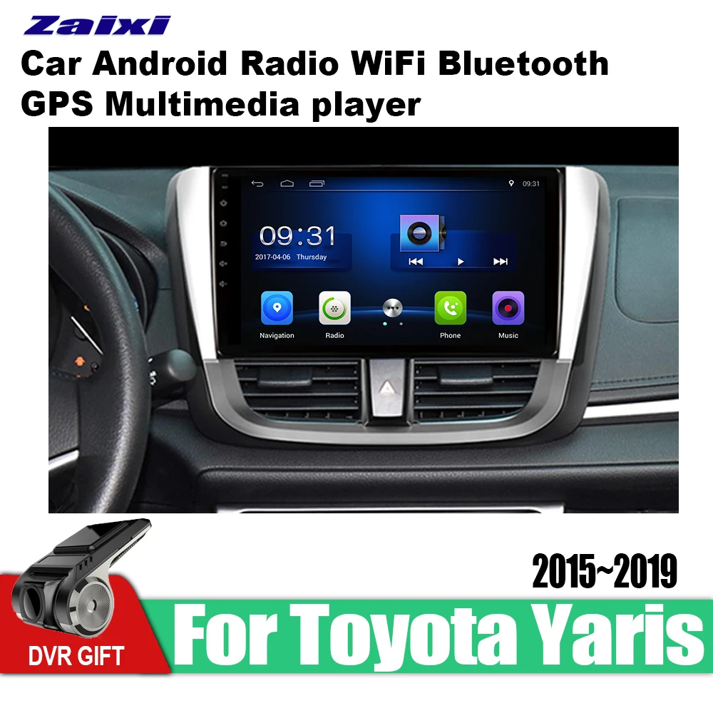 Автомобильный радиоприемник ZaiXi 10 1 дюйма 2Din Android Wi Fi Авторадио HD Bluetooth сенсорный