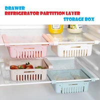kitchen refrigerator drawer type storage box household sundries sorting box classified storage space saving tools